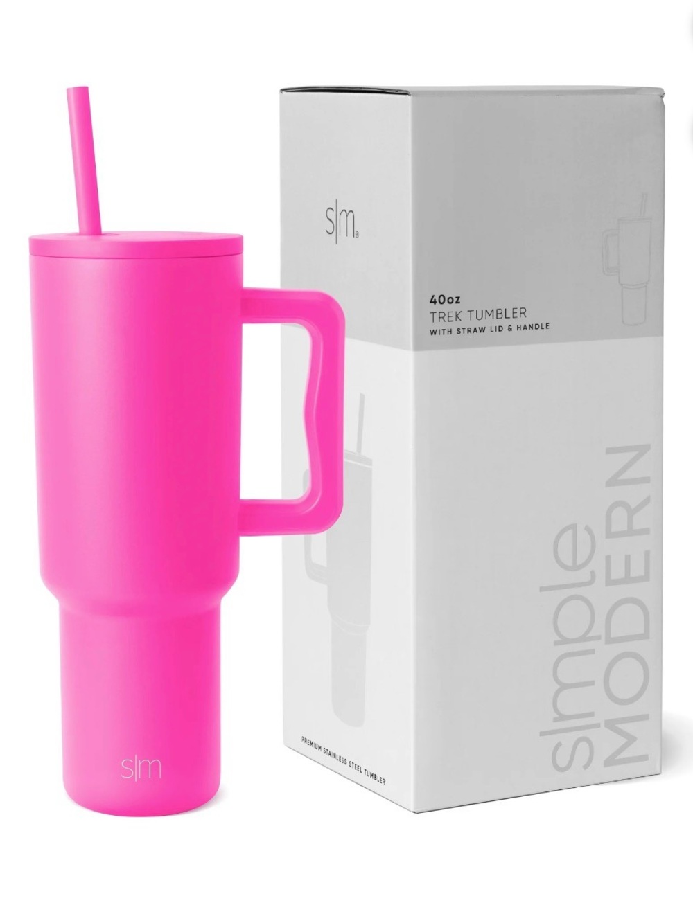 NWT Simple Modern Trek Tumbler - 40oz - Raspberry Vibes